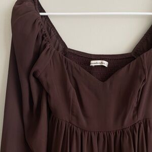 Abercrombie & Fitch Women's Brown Mini Dress